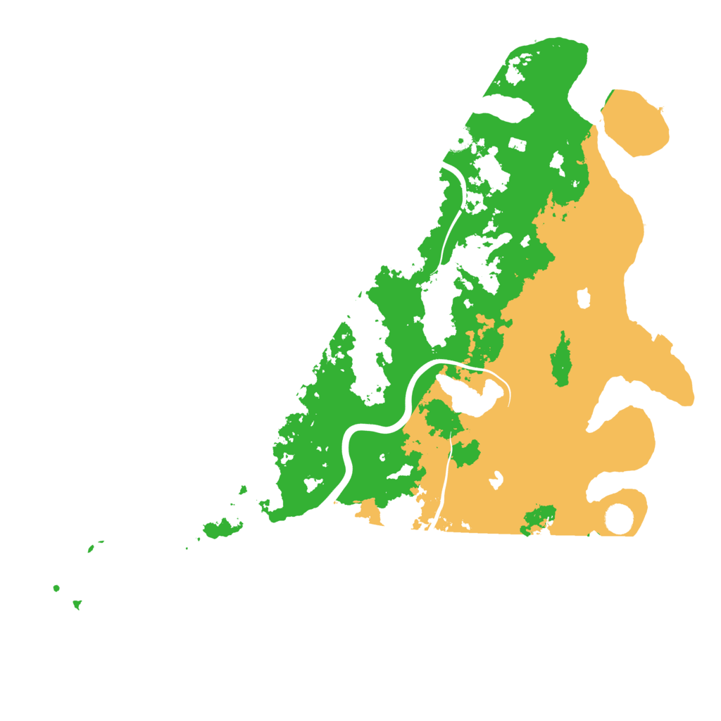 Biome Rust Map: Procedural Map, Size: 4500, Seed: 96775588