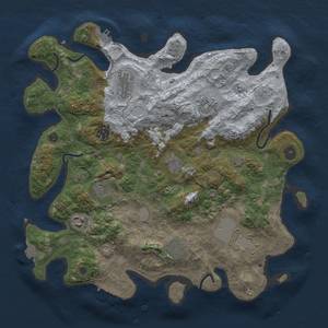 Thumbnail Rust Map: Procedural Map, Size: 3750, Seed: 1771549826, 17 Monuments