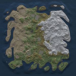 Thumbnail Rust Map: Procedural Map, Size: 4250, Seed: 682322851, 19 Monuments