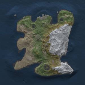 Thumbnail Rust Map: Procedural Map, Size: 2300, Seed: 5436457, 8 Monuments