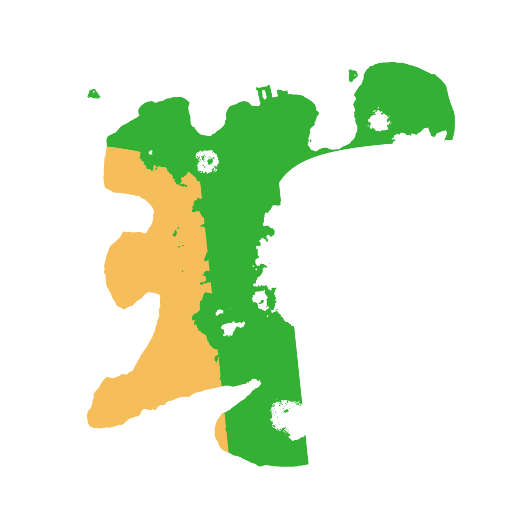 Biome Rust Map: Procedural Map, Size: 2300, Seed: 5436457