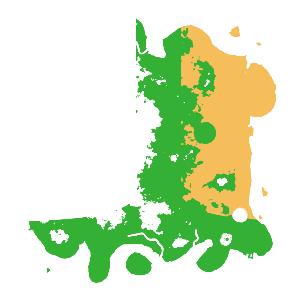 Biome Rust Map: Procedural Map, Size: 3700, Seed: 1936392950