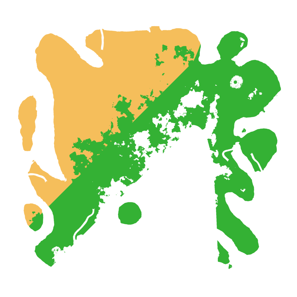 Biome Rust Map: Procedural Map, Size: 3500, Seed: 134567892