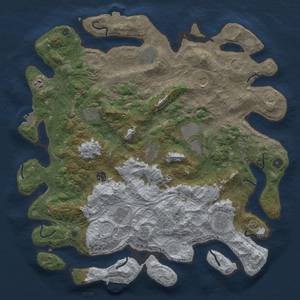 Thumbnail Rust Map: Procedural Map, Size: 4500, Seed: 309416299, 19 Monuments