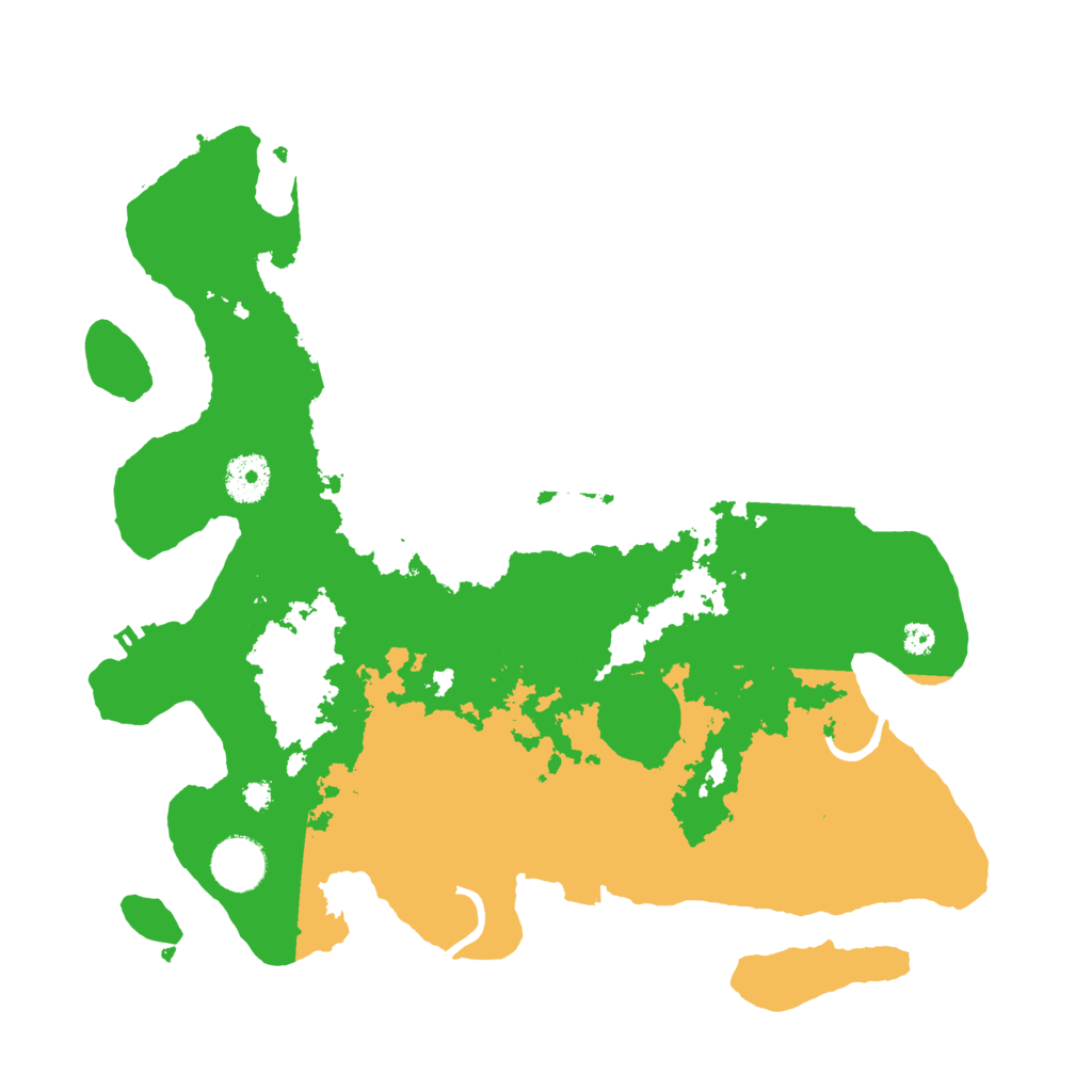 Biome Rust Map: Procedural Map, Size: 3500, Seed: 23212544