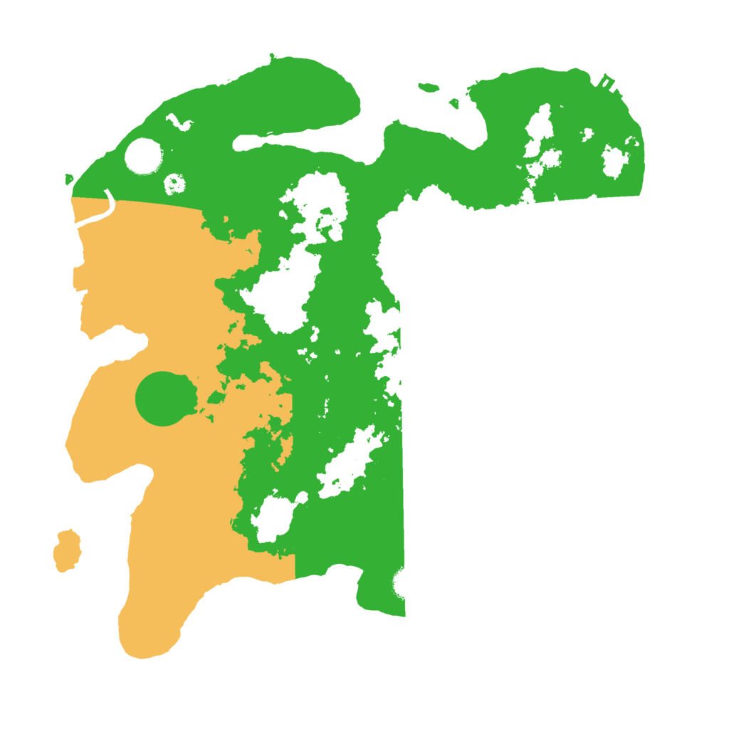 Biome Rust Map: Procedural Map, Size: 3500, Seed: 1112322222