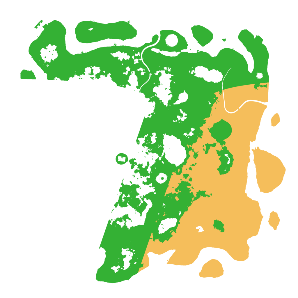 Biome Rust Map: Procedural Map, Size: 4250, Seed: 88695938