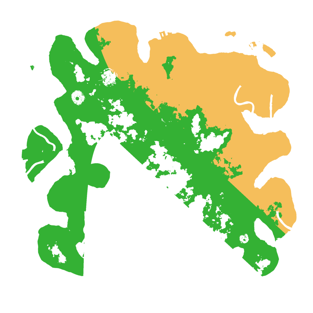 Biome Rust Map: Procedural Map, Size: 3500, Seed: 2142562213