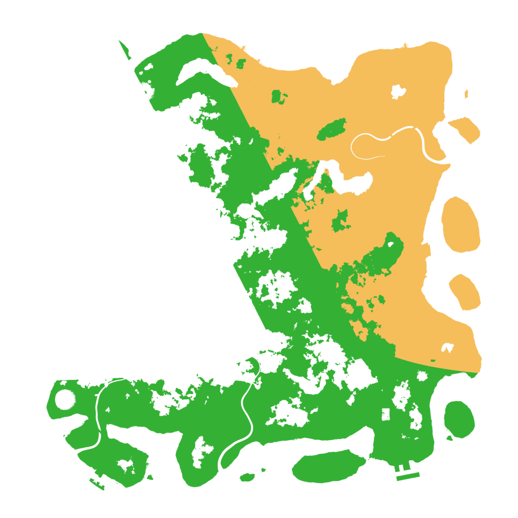 Biome Rust Map: Procedural Map, Size: 4500, Seed: 1071553968