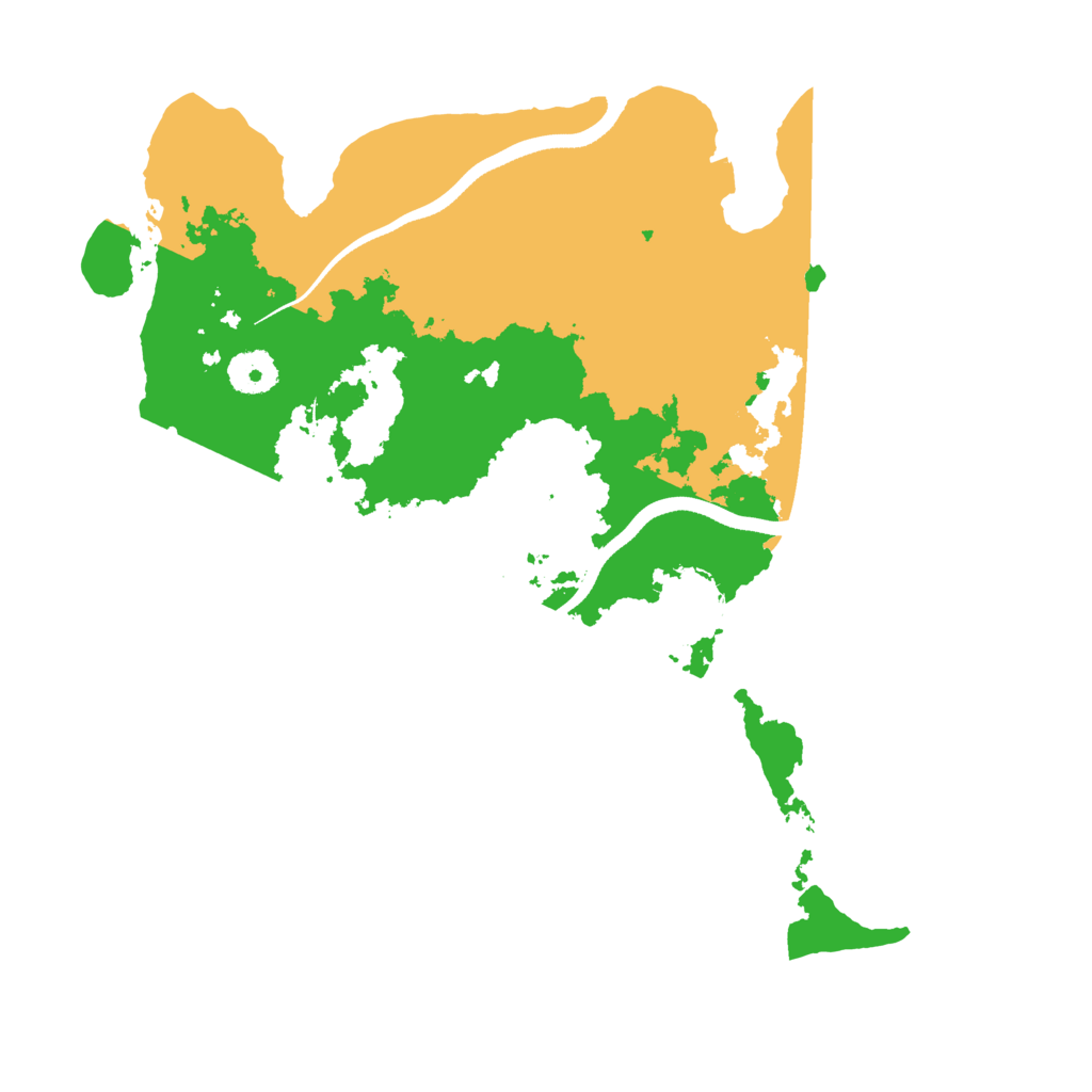 Biome Rust Map: Procedural Map, Size: 3500, Seed: 647374668