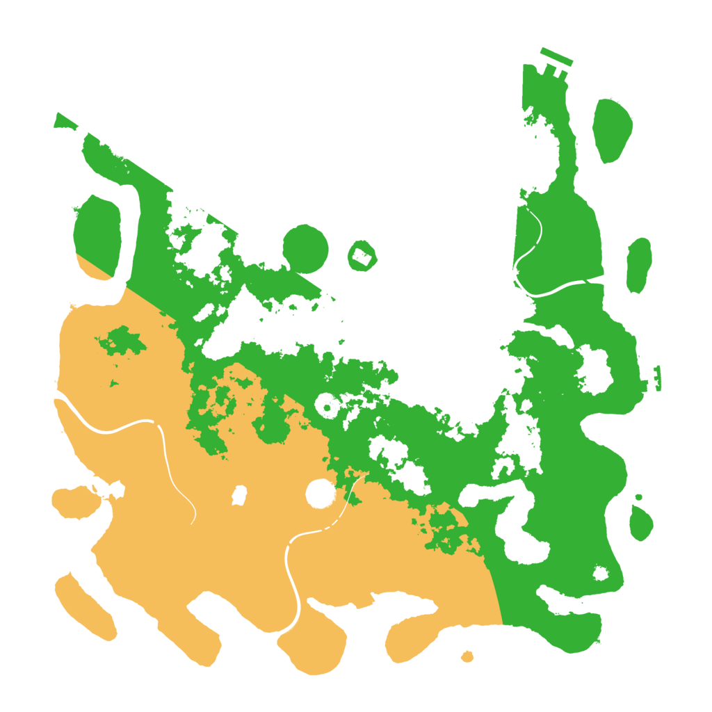 Biome Rust Map: Procedural Map, Size: 4250, Seed: 1145143190