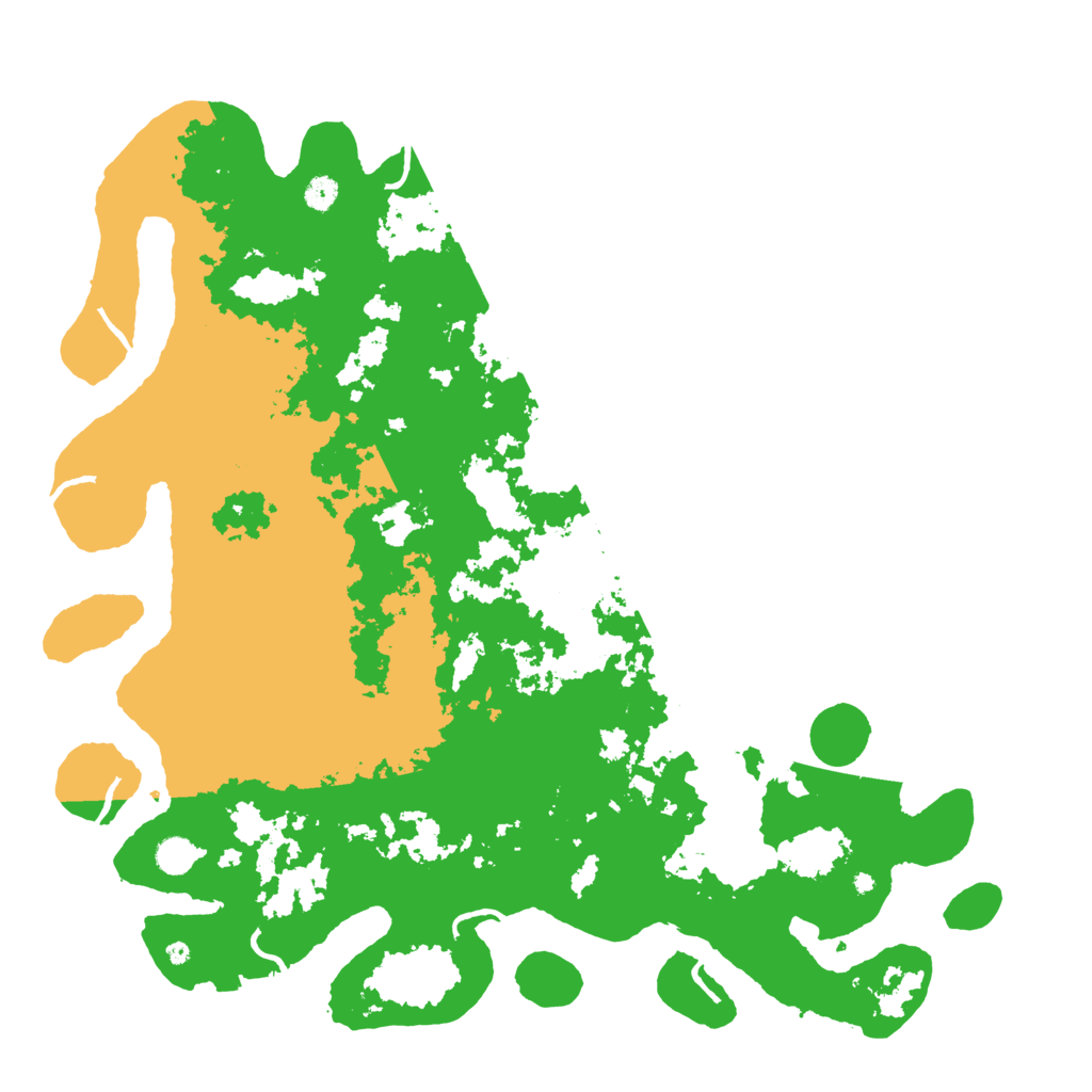 Biome Rust Map: Procedural Map, Size: 5000, Seed: 1835218223