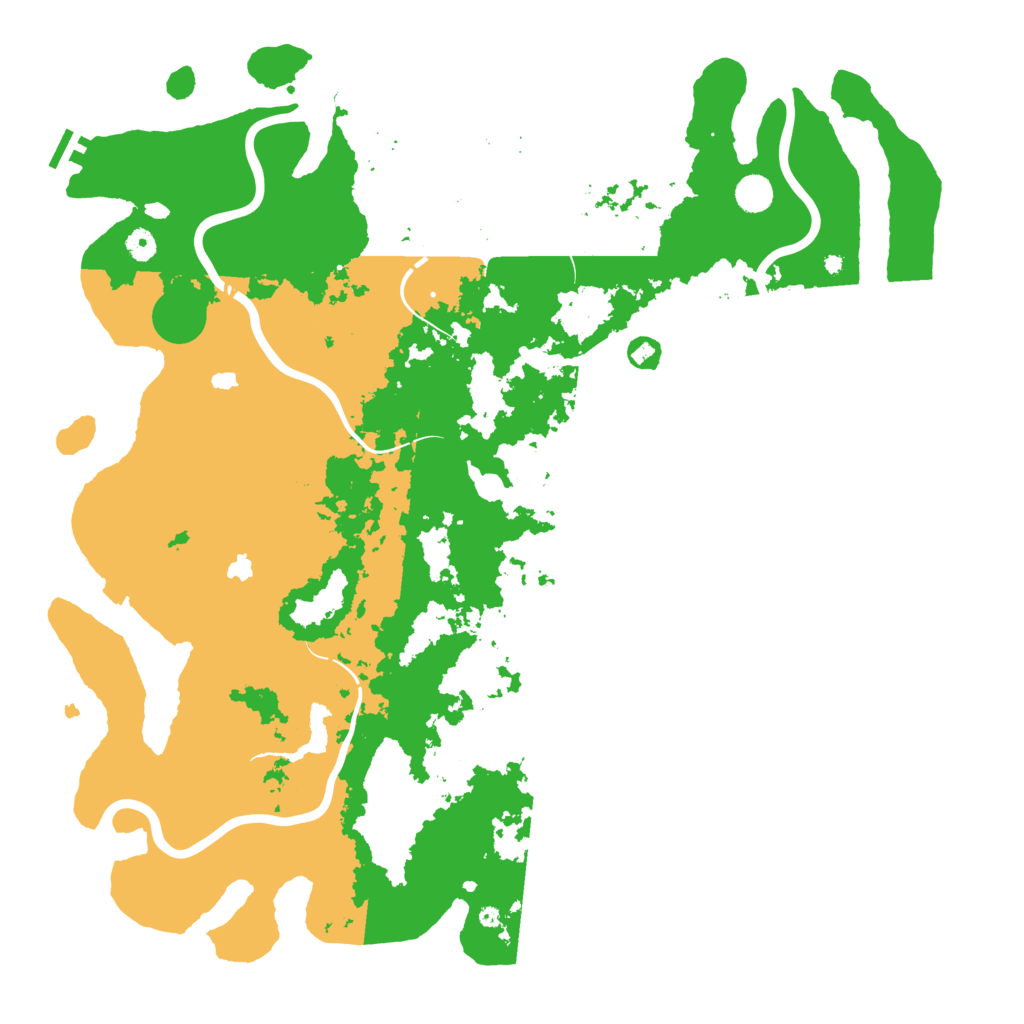 Biome Rust Map: Procedural Map, Size: 5000, Seed: 831474561