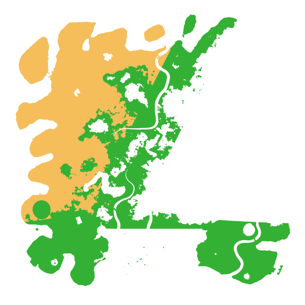 Biome Rust Map: Procedural Map, Size: 4500, Seed: 767552662