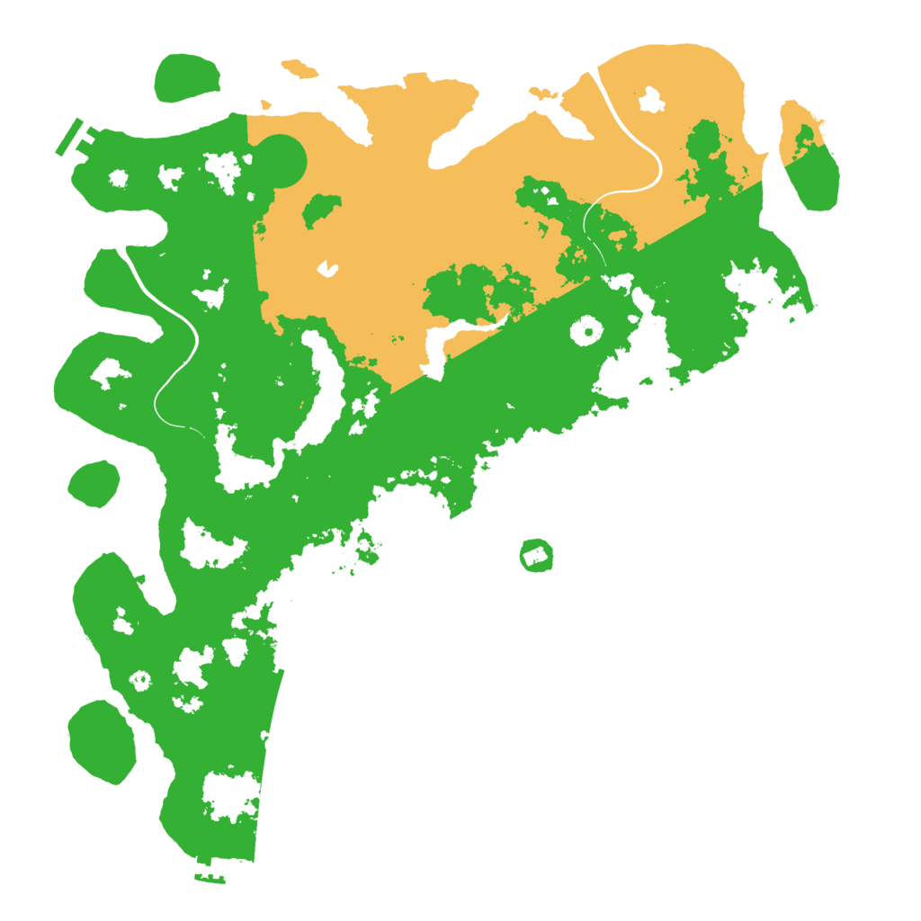 Biome Rust Map: Procedural Map, Size: 4500, Seed: 12378123