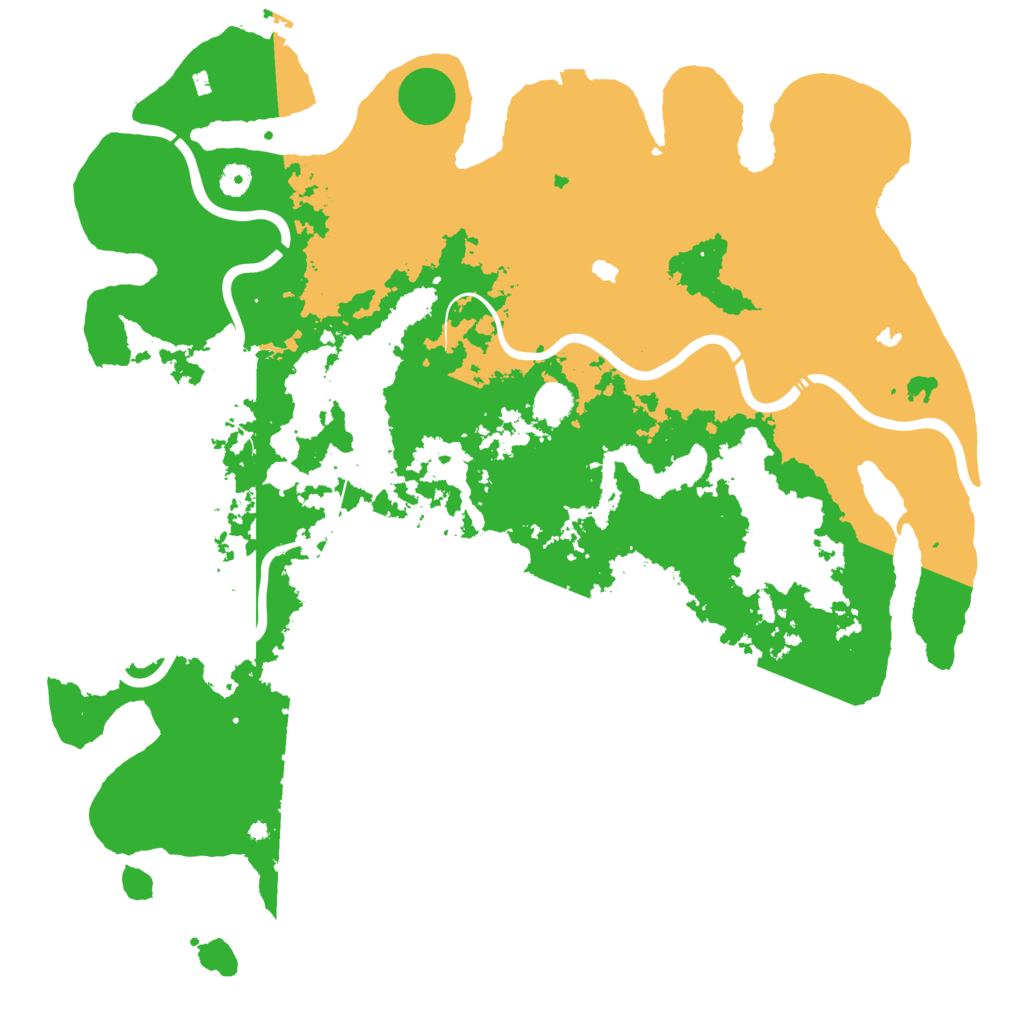 Biome Rust Map: Procedural Map, Size: 4750, Seed: 999