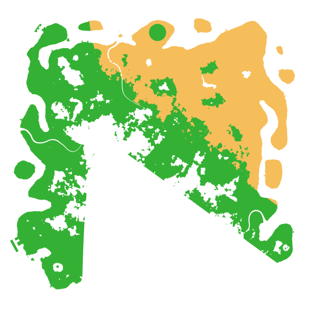 Biome Rust Map: Procedural Map, Size: 4800, Seed: 894252329