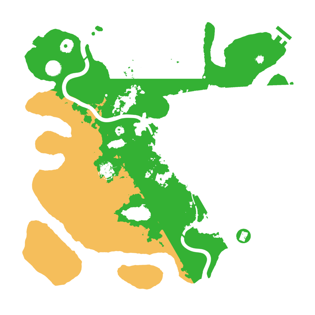 Biome Rust Map: Procedural Map, Size: 3500, Seed: 2124774143