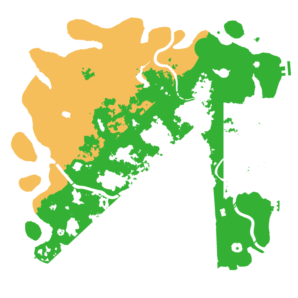 Biome Rust Map: Procedural Map, Size: 4250, Seed: 227830435