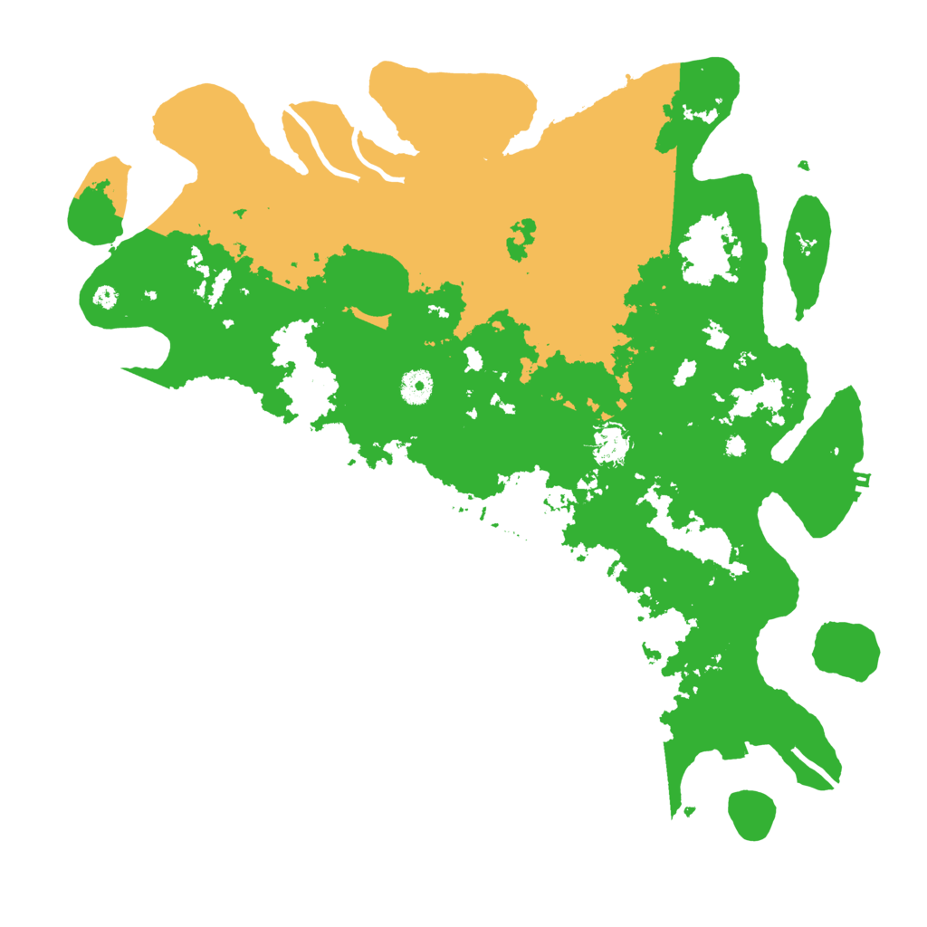 Biome Rust Map: Procedural Map, Size: 4100, Seed: 319560265