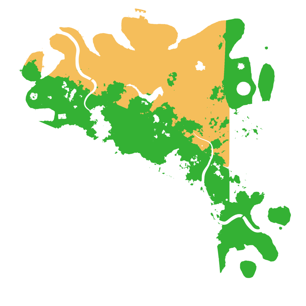 Biome Rust Map: Procedural Map, Size: 4100, Seed: 319560265