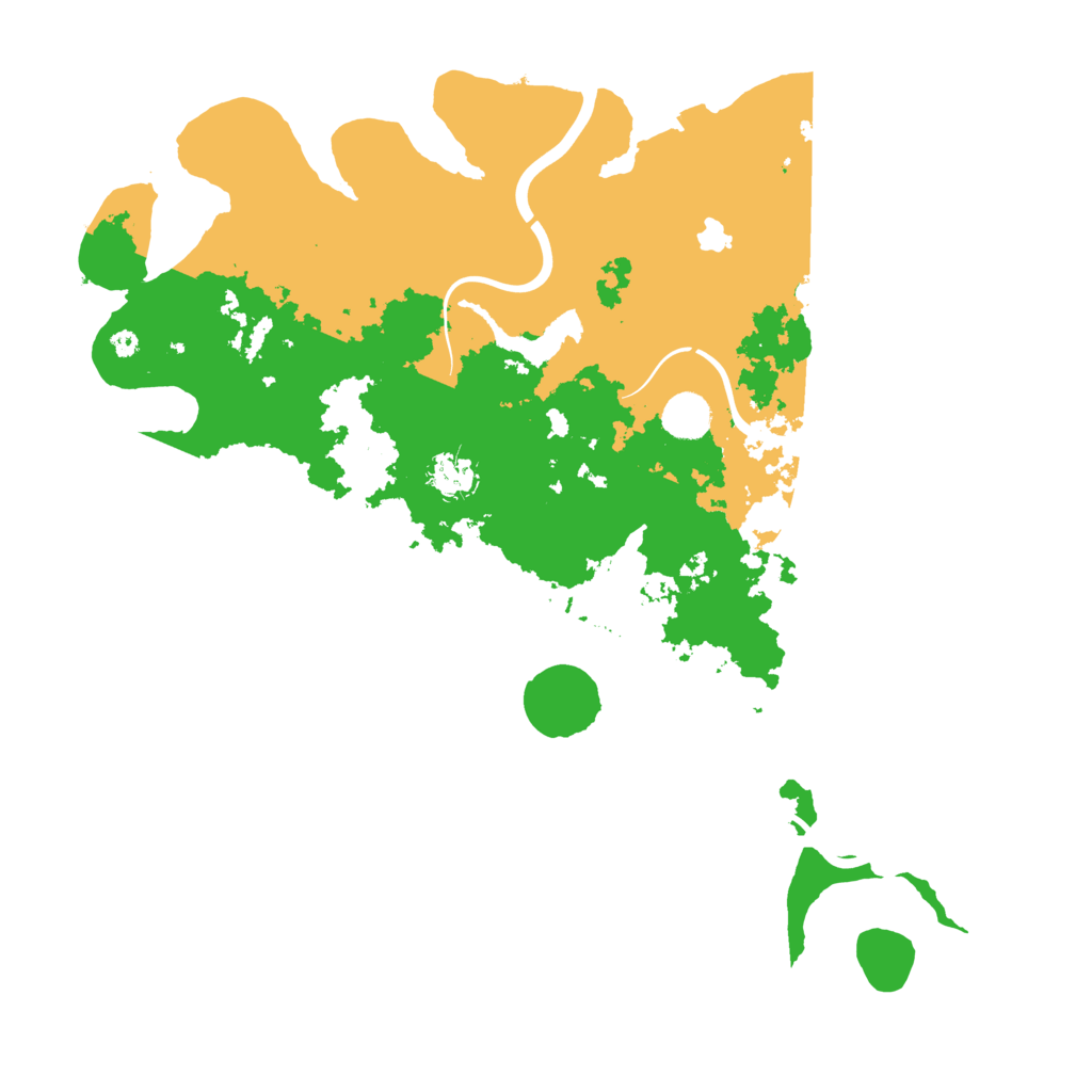 Biome Rust Map: Procedural Map, Size: 4100, Seed: 319560265