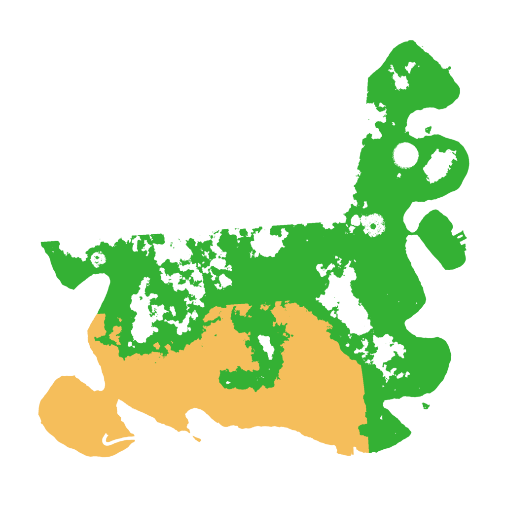 Biome Rust Map: Procedural Map, Size: 3500, Seed: 852362205