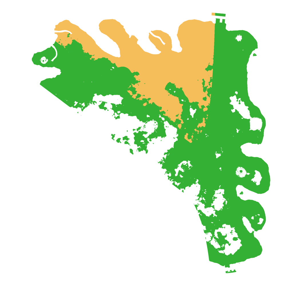Biome Rust Map: Procedural Map, Size: 4250, Seed: 208916085