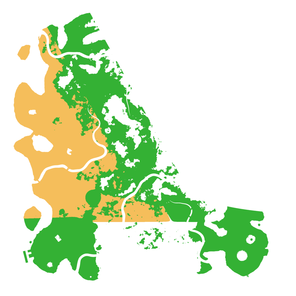 Biome Rust Map: Procedural Map, Size: 5000, Seed: 270477722