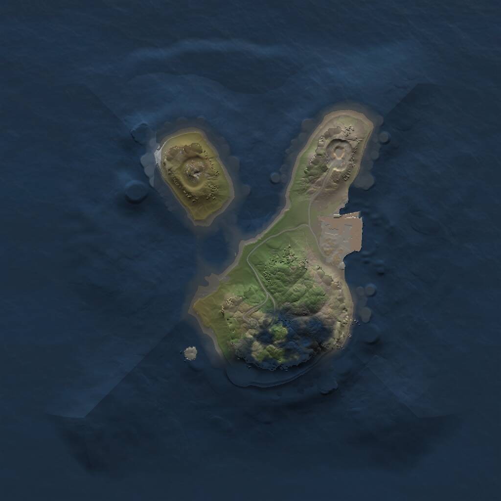 Rust Map: Procedural Map, Size: 1500, Seed: 85367, 1 Monuments