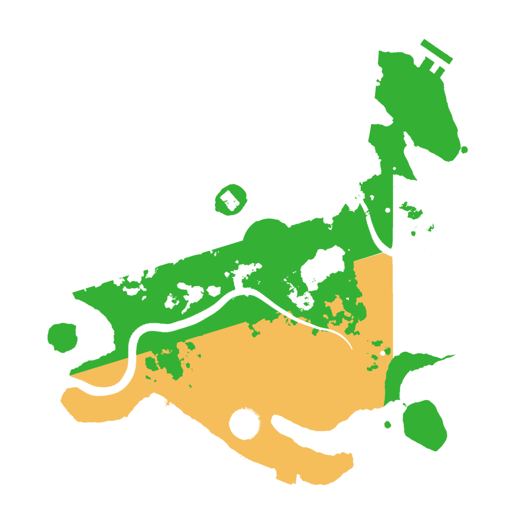 Biome Rust Map: Procedural Map, Size: 3000, Seed: 1561291434