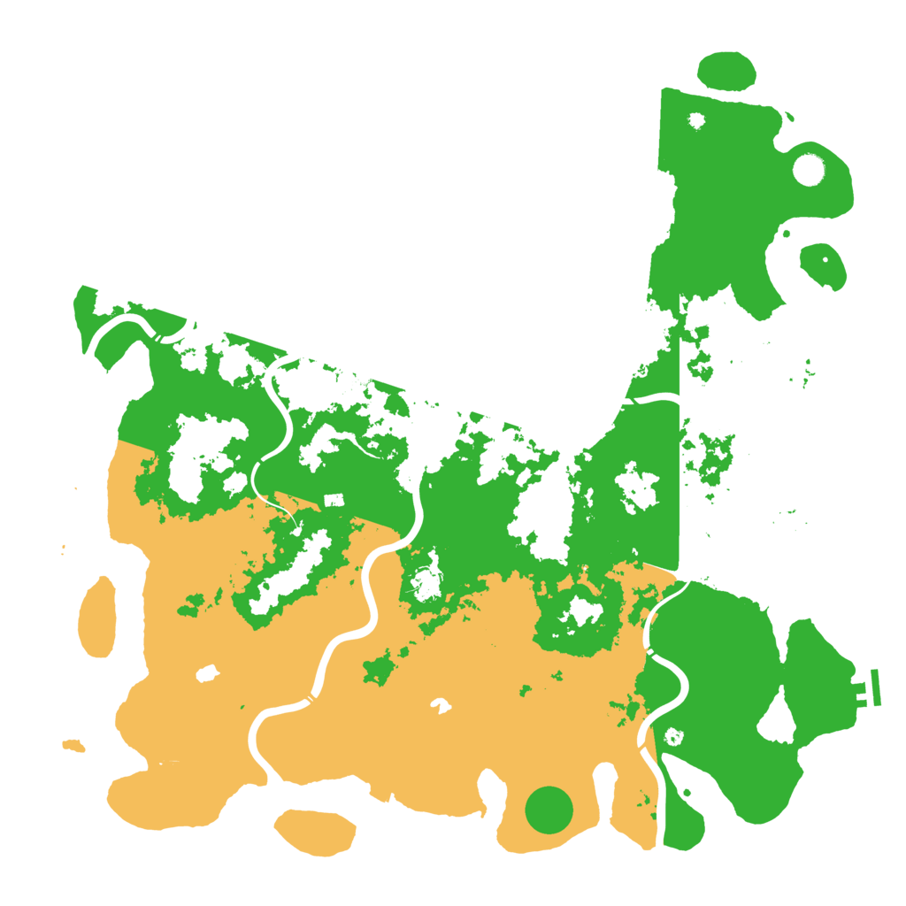 Biome Rust Map: Procedural Map, Size: 5000, Seed: 372670037