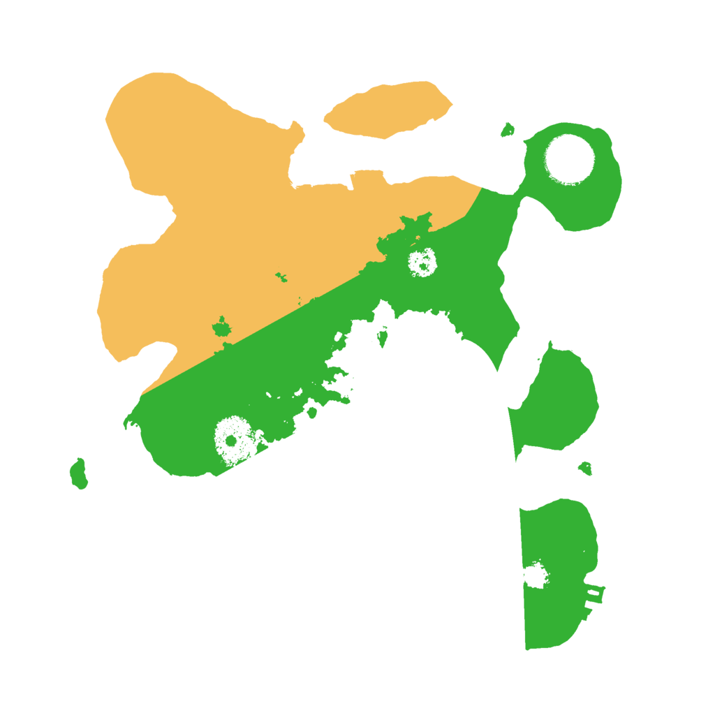 Biome Rust Map: Procedural Map, Size: 2550, Seed: 1031