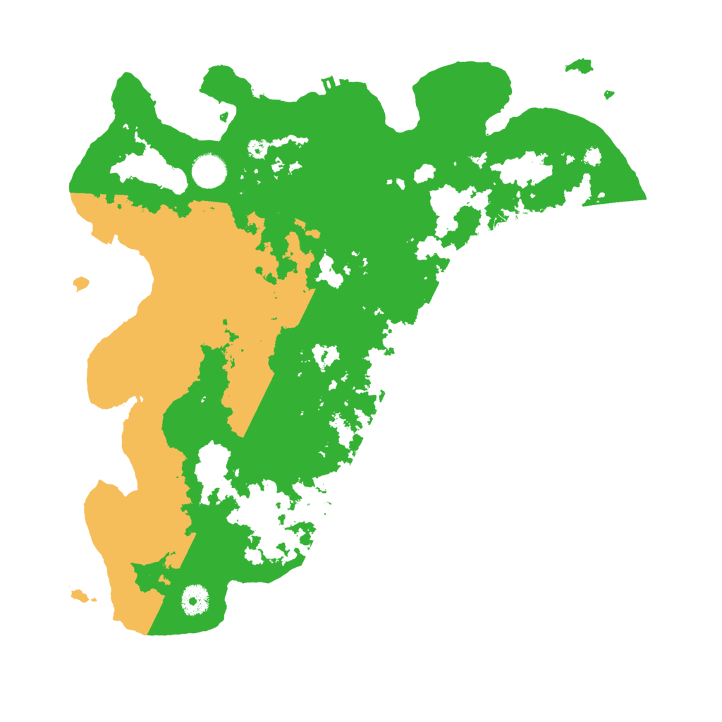 Biome Rust Map: Procedural Map, Size: 3700, Seed: 82804655