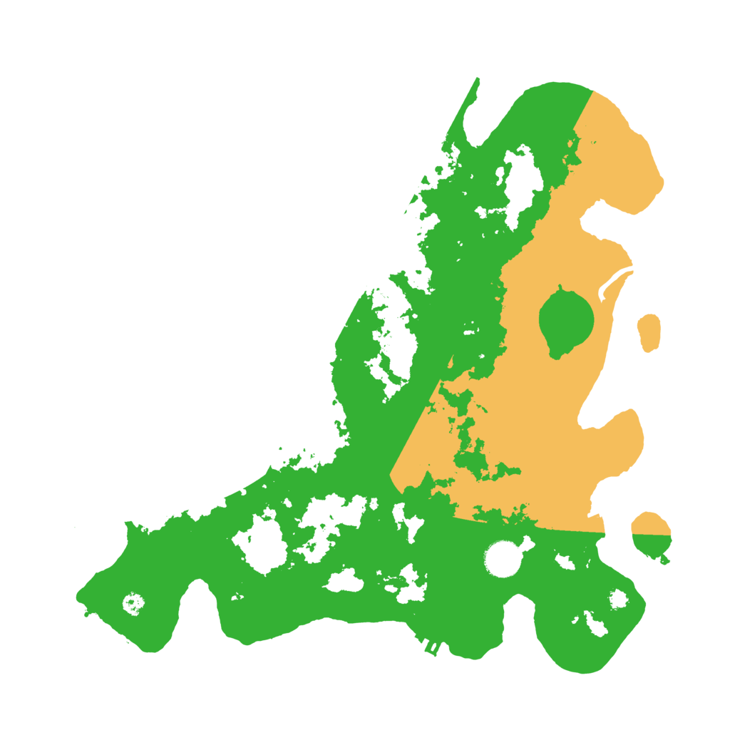 Biome Rust Map: Procedural Map, Size: 3500, Seed: 1443825197