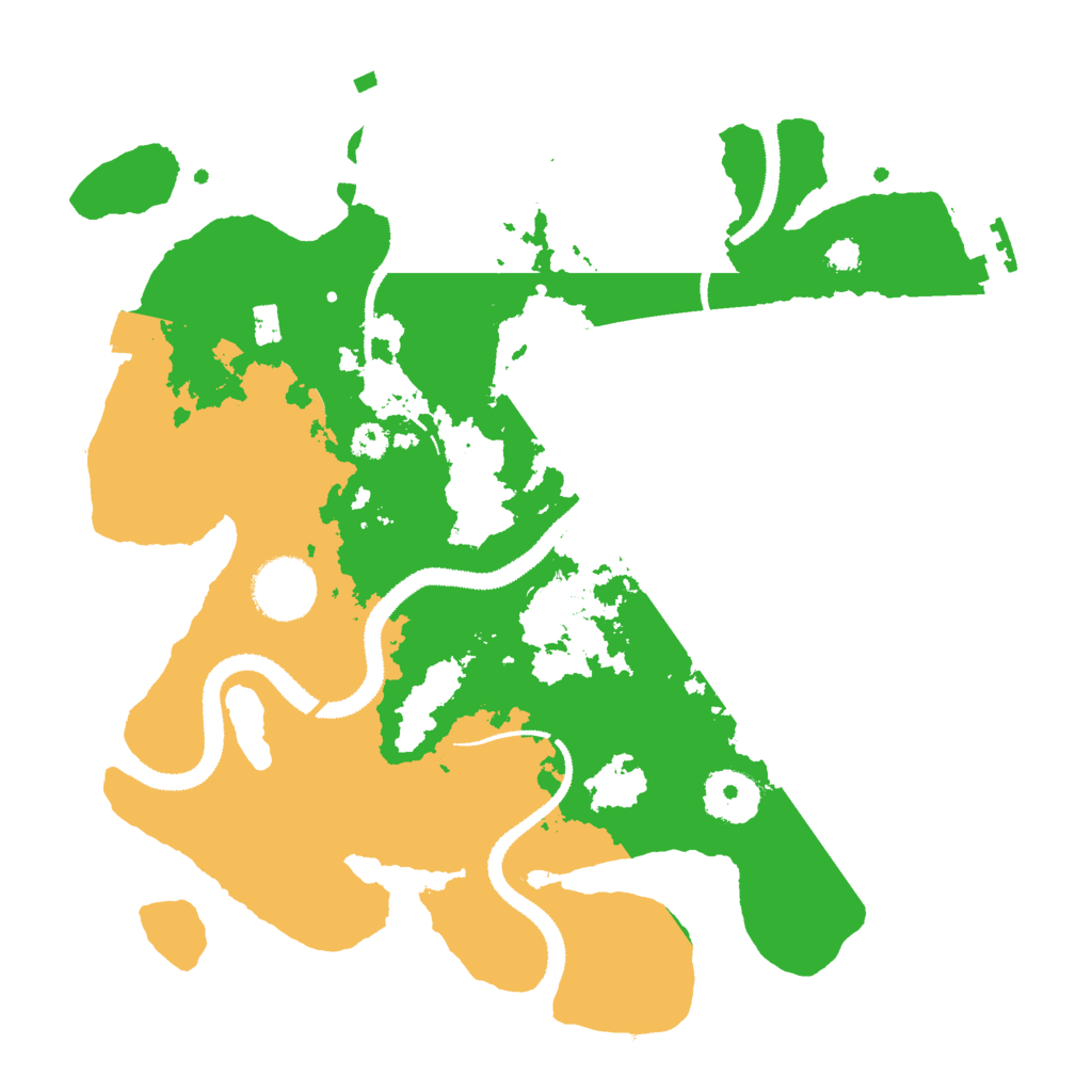 Biome Rust Map: Procedural Map, Size: 3000, Seed: 548756987