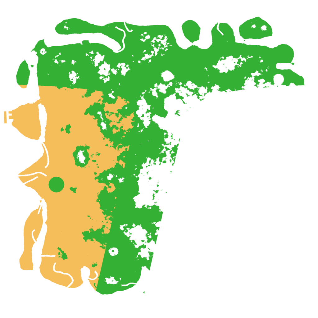 Biome Rust Map: Procedural Map, Size: 5400, Seed: 910538931