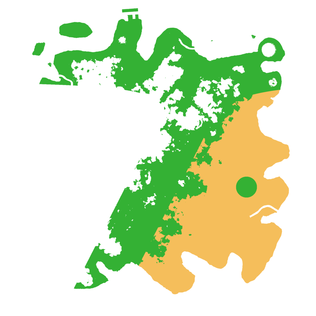 Biome Rust Map: Procedural Map, Size: 4000, Seed: 3244