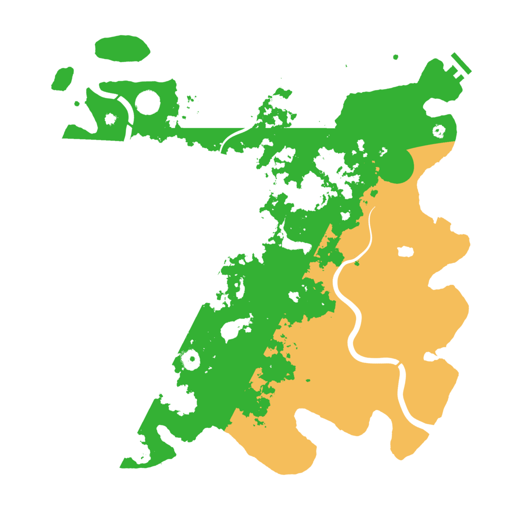 Biome Rust Map: Procedural Map, Size: 4000, Seed: 3244