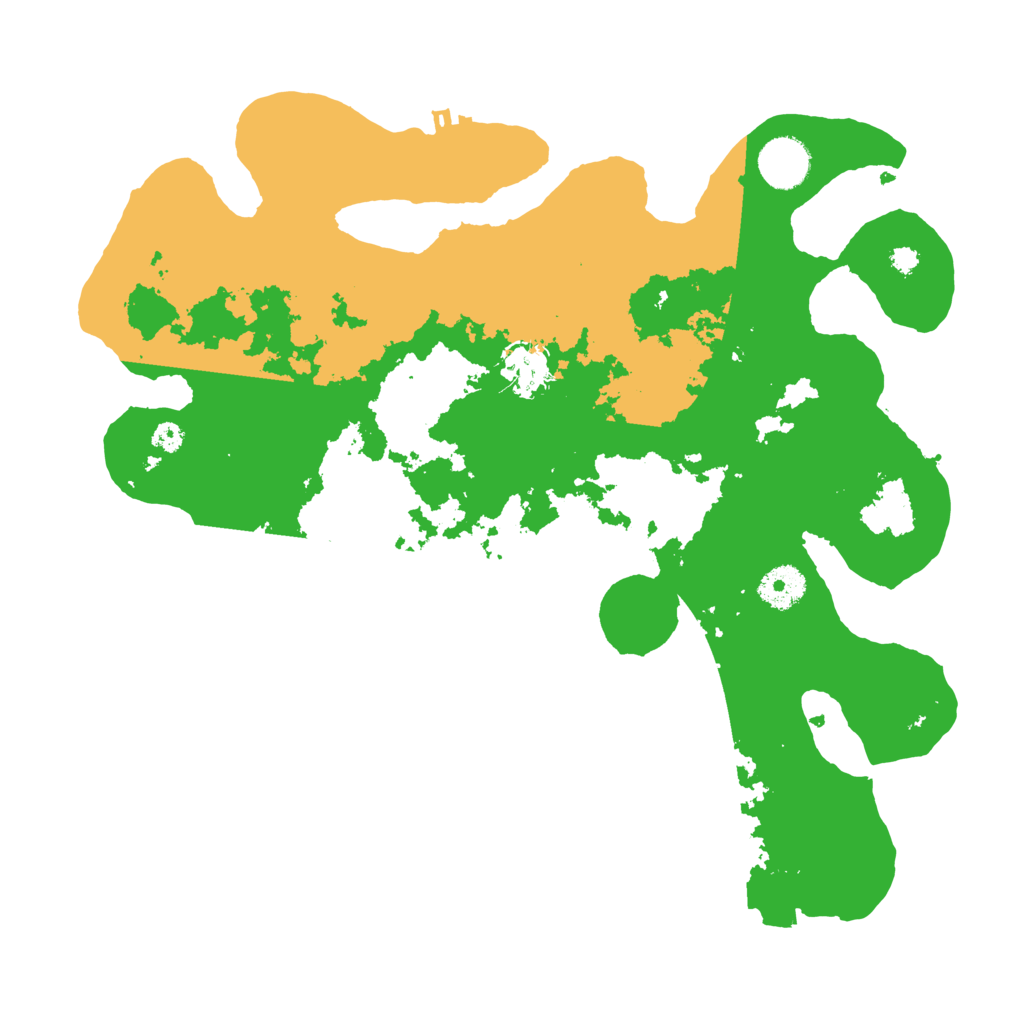 Biome Rust Map: Procedural Map, Size: 3500, Seed: 240843667