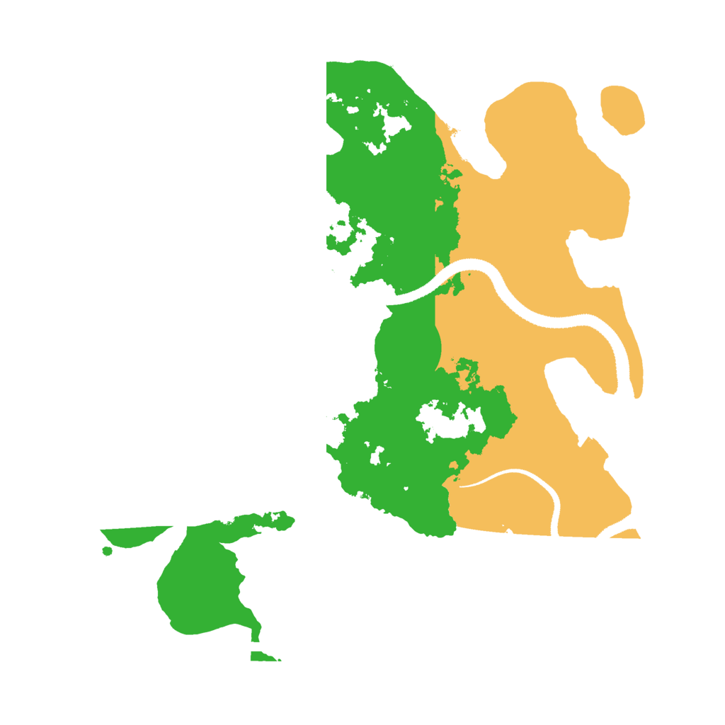 Biome Rust Map: Procedural Map, Size: 3000, Seed: 6045