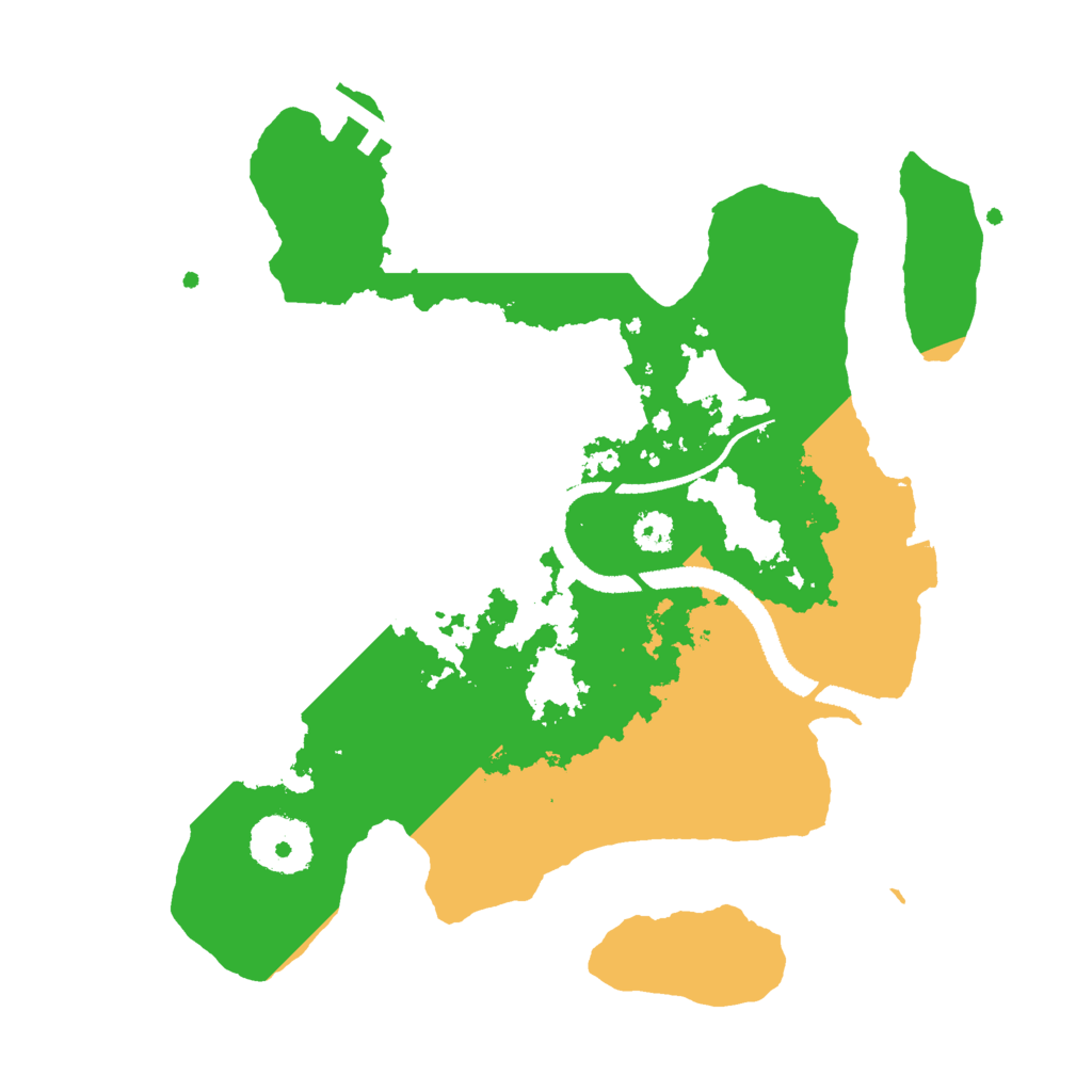 Biome Rust Map: Procedural Map, Size: 2700, Seed: 9738124