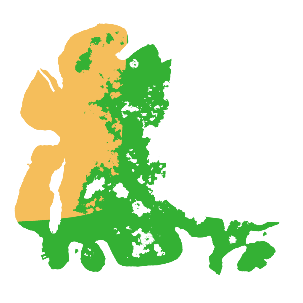 Biome Rust Map: Procedural Map, Size: 3600, Seed: 61264124