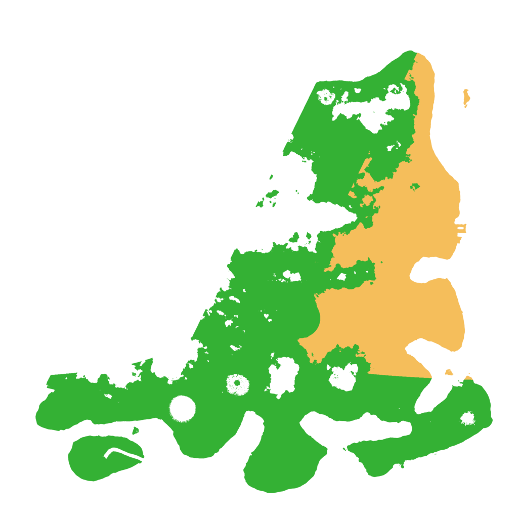 Biome Rust Map: Procedural Map, Size: 3500, Seed: 1109187010