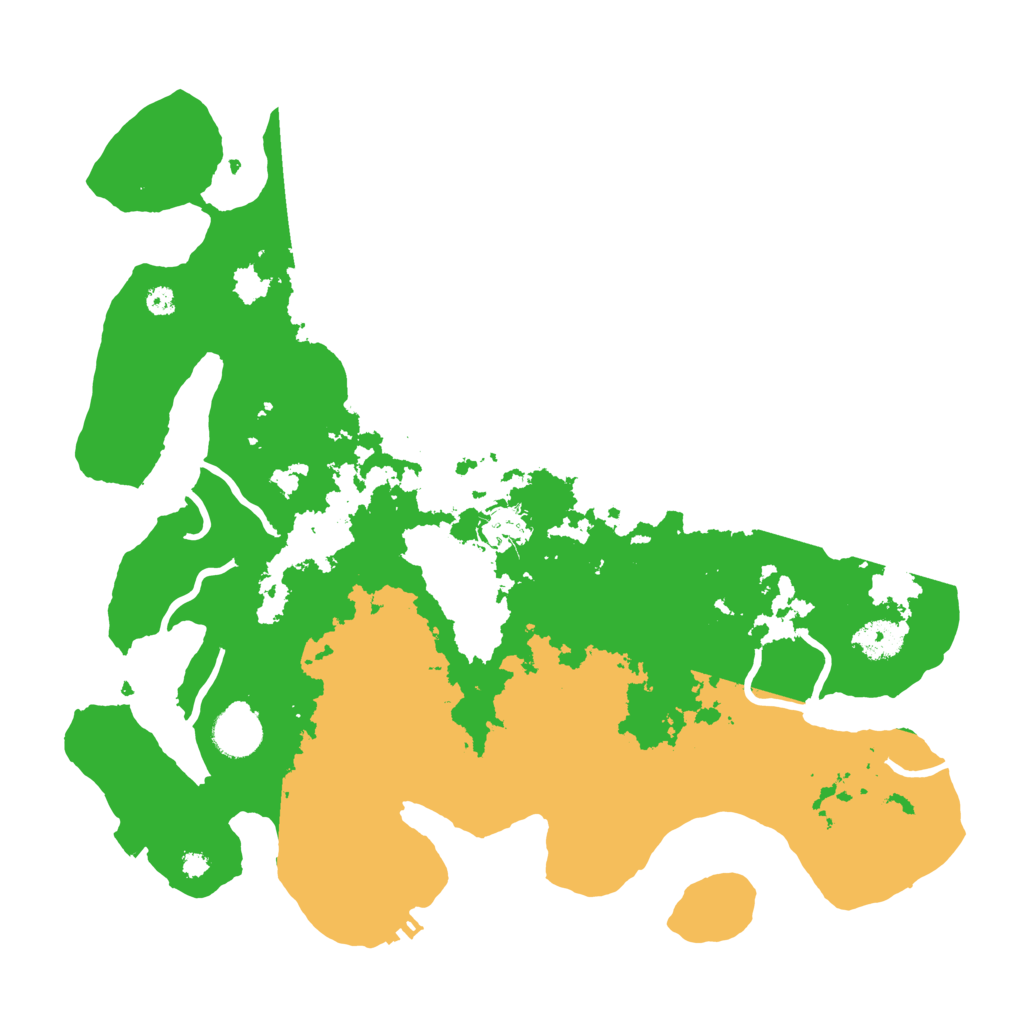 Biome Rust Map: Procedural Map, Size: 3650, Seed: 1113985