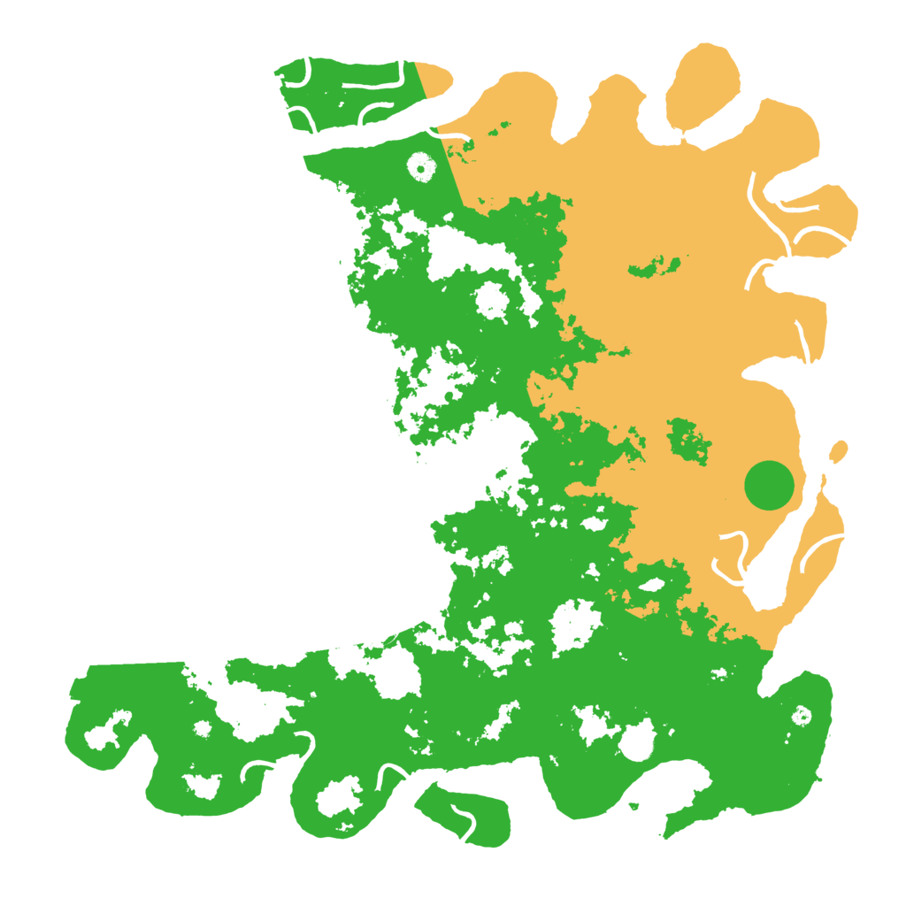 Biome Rust Map: Procedural Map, Size: 4800, Seed: 157255642