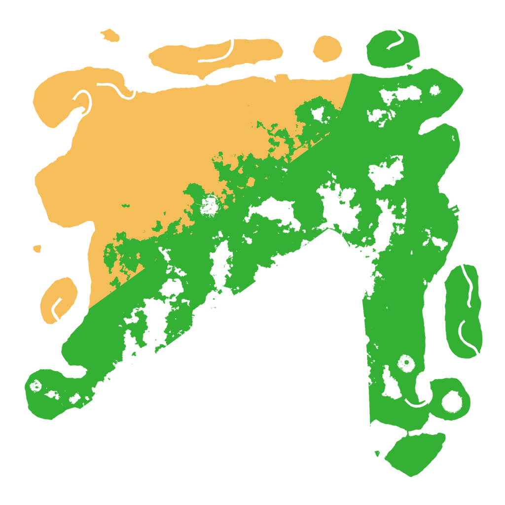 Biome Rust Map: Procedural Map, Size: 4500, Seed: 1800200039