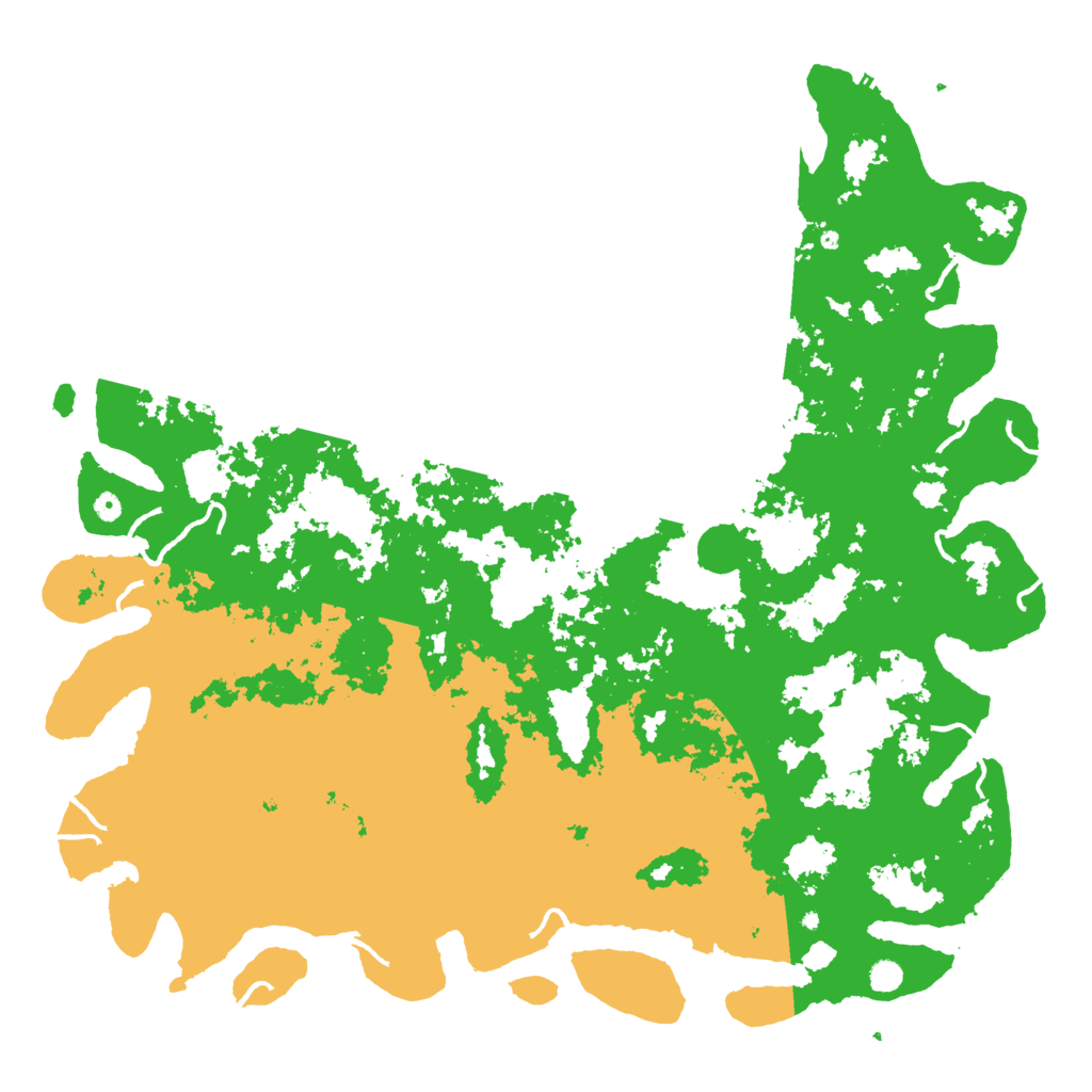 Biome Rust Map: Procedural Map, Size: 6000, Seed: 1548847879