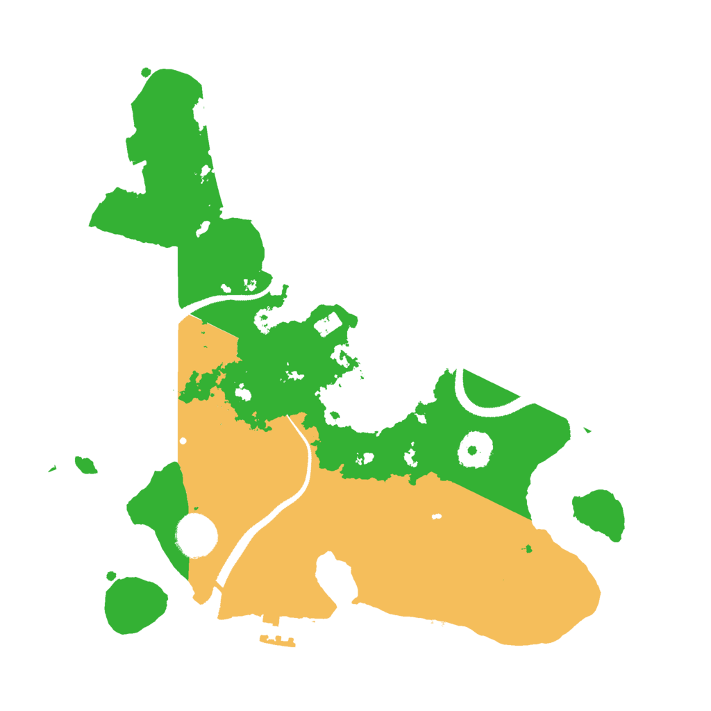 Biome Rust Map: Procedural Map, Size: 3000, Seed: 333563713