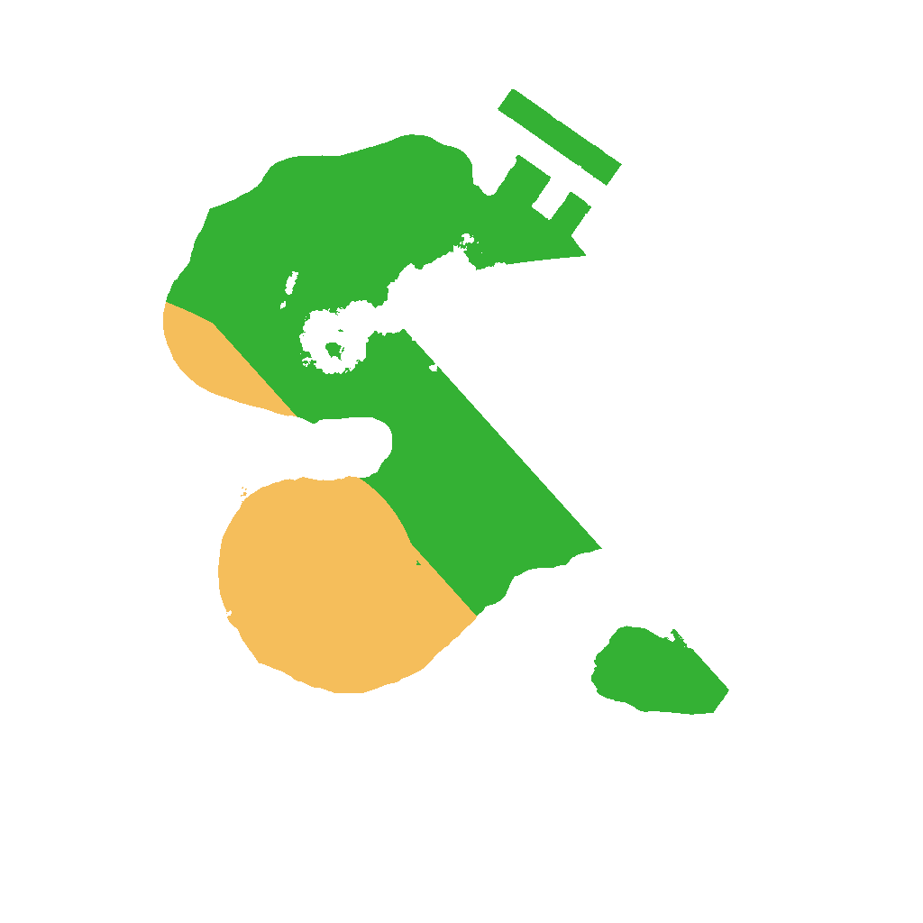 Biome Rust Map: Procedural Map, Size: 1400, Seed: 230200561